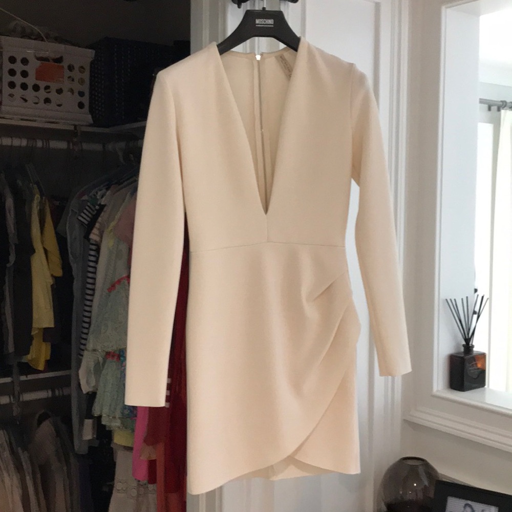 BEC + Bridge designer deep V dress